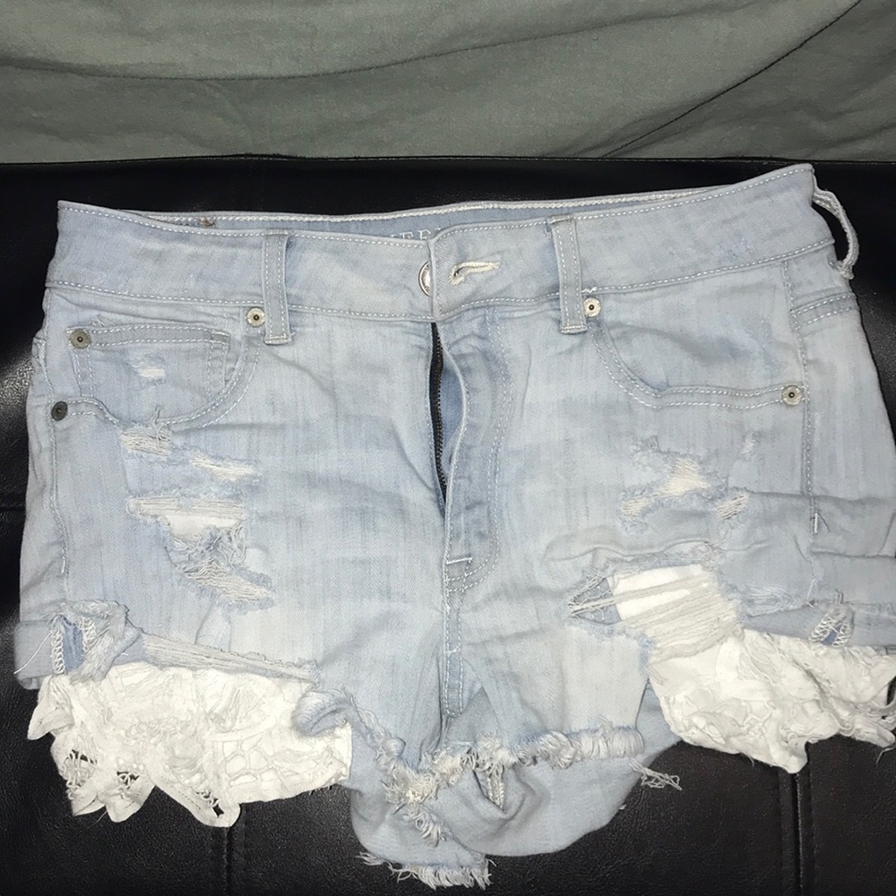 American Eagle Denim Short Cutoffs